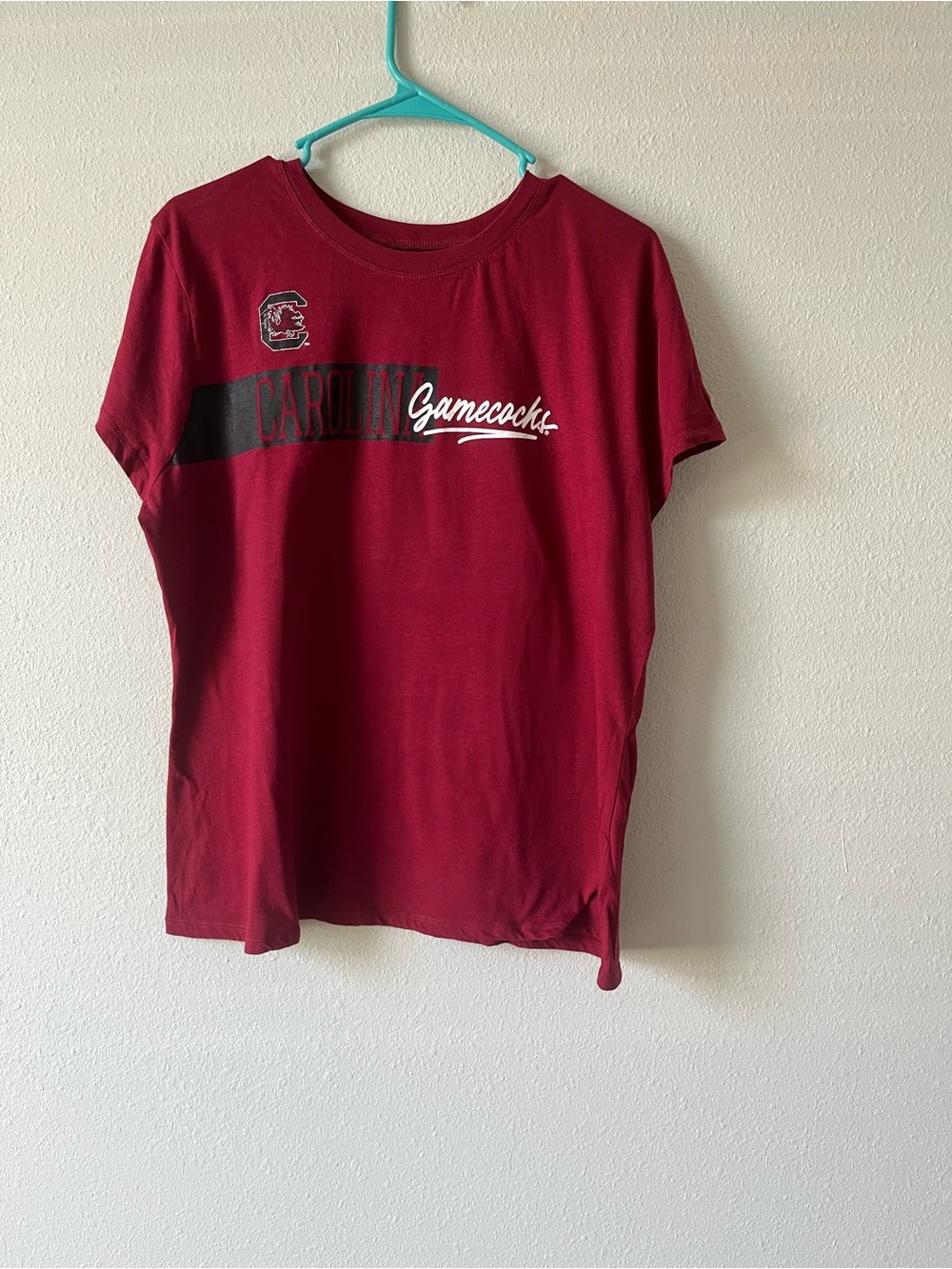 Champion Red Logo Crewneck Tee